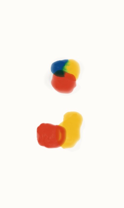 A sheet painted in the app, which stays on the phone it was painted on